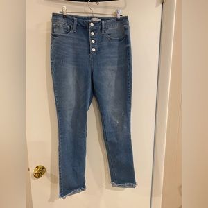 High rise skinny jean